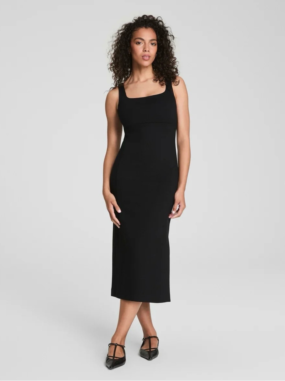 SPANX | Ponte Shaping Midi Tank Dress - Classic Black ~ New w/ Tags ~ XL
